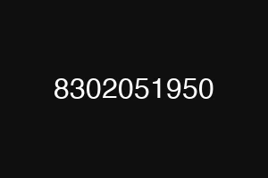 8302051950